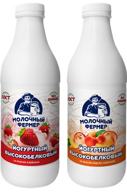Йогуртные напитки - высокобелковые